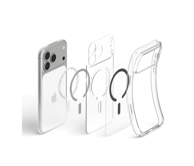 Spigen Ultra Hybrid MagSafe do iPhone 18 Pro/17 Pro (clear graphite - 1586385 - zdjęcie 5